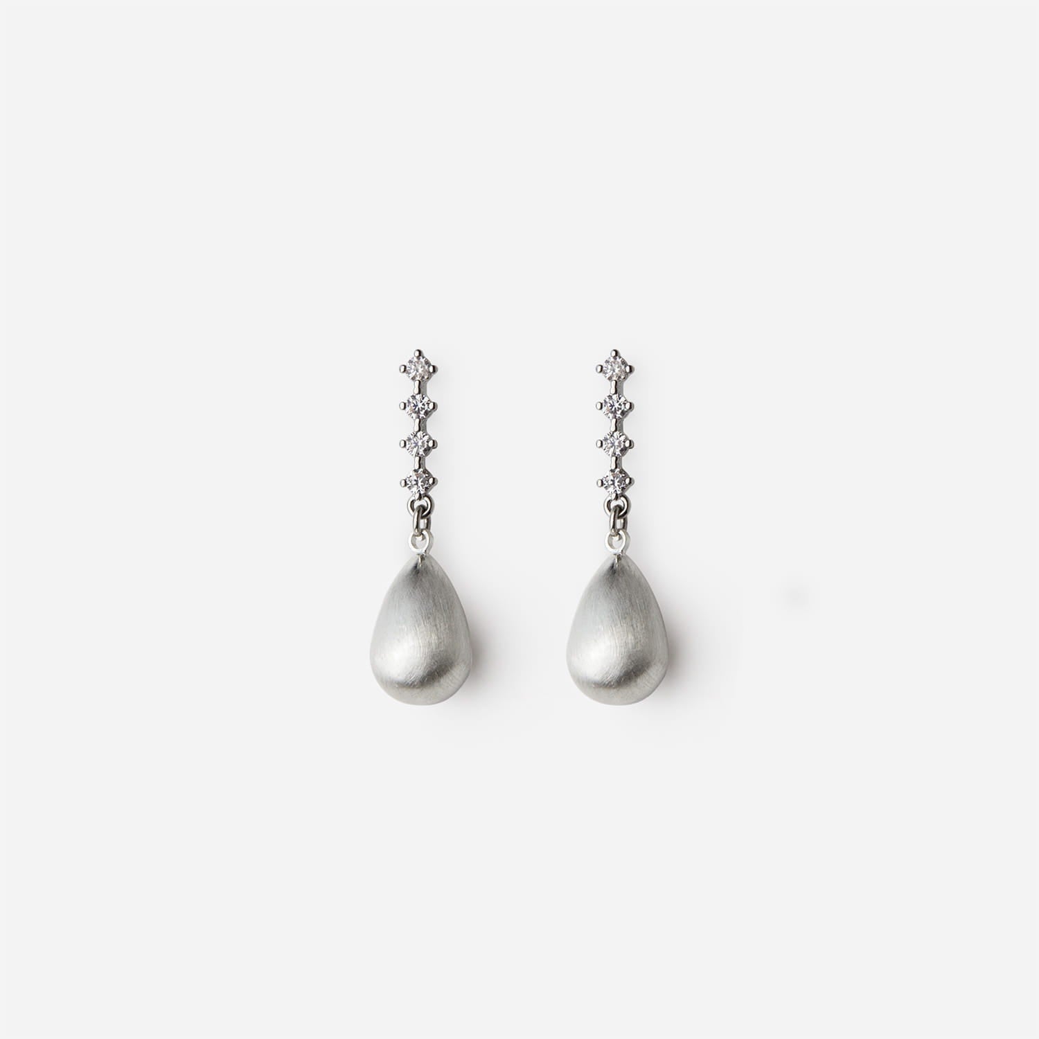 Sylvette Frost Drop Clip-On Earrings | EARA