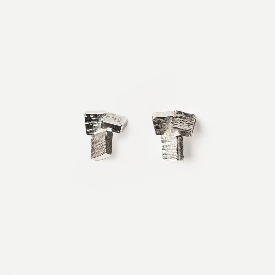 silver clip-on earrings