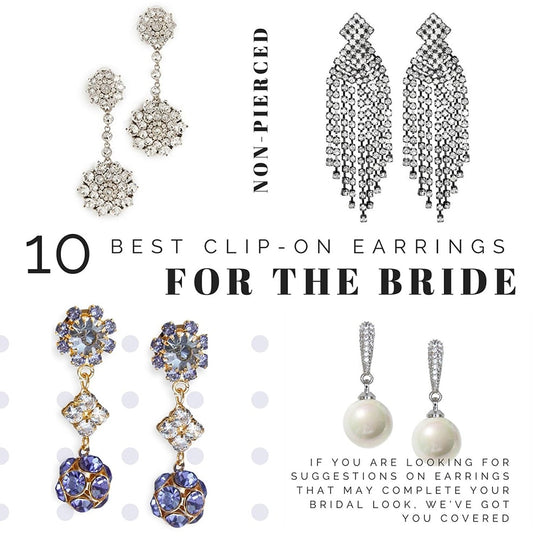 10 Best Clip-on earrings for the Bride