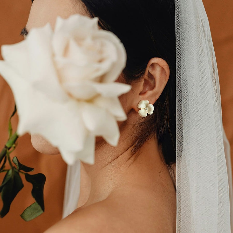 Opal Bloom Clip-on Earrings - EARA