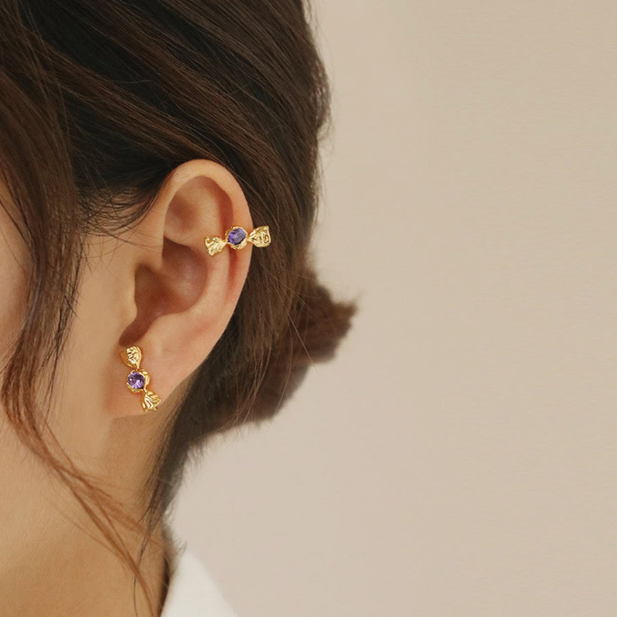 Dainty Candy Clip-on Stud Earrings EARA