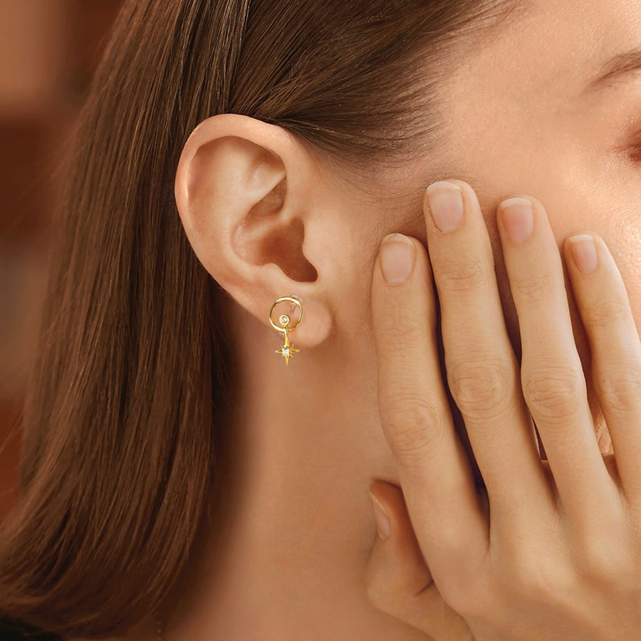 Dainty clip-on earrings