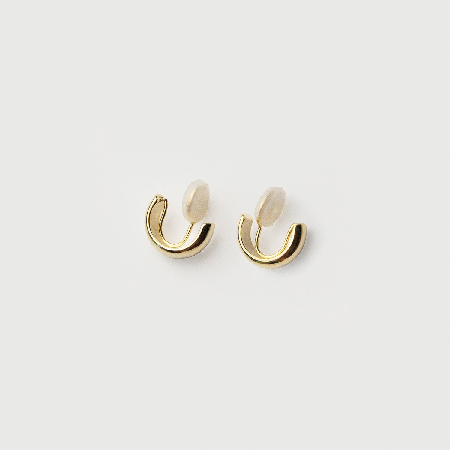 Resin Pad Clip on Earrings EARA